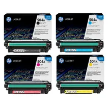 HP 504A 4 Colour Toner Cartridge Multipack