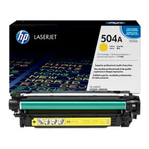 HP 504A Yellow Toner Cartridge - (CE252A)