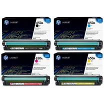 HP 650A 4 Colour Toner Cartridge Multipack