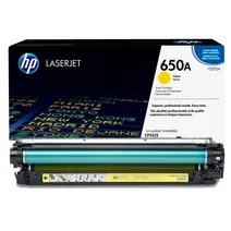 HP 650A Yellow Toner Cartridge - (CE272A)