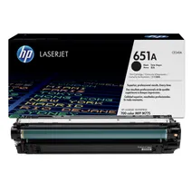 HP 651A Black Toner Cartridge - (CE340A)