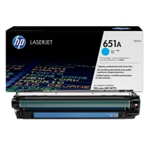 HP 651A Cyan Toner Cartridge - (CE341A)