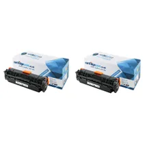 Compatible HP 305X High Capacity Black Toner Cartridge Twin Pack - (CE410XD)