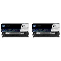 HP 131X High Capacity Black Toner Cartridge Twin Pack - (CF210XD)