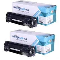 Compatible HP 83X High Capacity Black Toner Cartridge Twin Pack - (CF283XD)