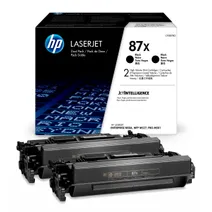 HP 87X High Capacity Black Toner Cartridge Twin Pack (CF287XD)