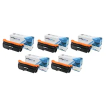 Compatible HP 5 Colour 652A / 654A Toner Cartridge Multipack