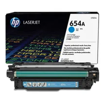 HP 654A Cyan Toner Cartridge - (CF331A)