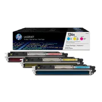 HP 126A 3 Colour Toner Cartridge Multipack - (CF341A)