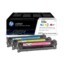 HP 125A 3 Colour Toner Cartridge Multipack - (CF373AM)
