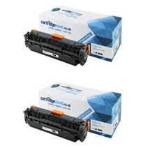 Compatible HP 312X High Capacity Black Toner Cartridge Twin Pack - (CF380XD)