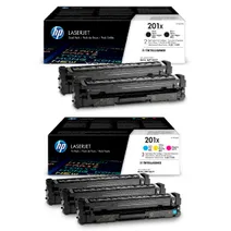 HP 201X High Capacity 5 Colour Toner Cartridge Multipack (CF400XD & CF253XM)
