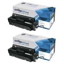 Compatible HP 410X High Capacity Black Cartridge Twin Pack - (CF410XD)