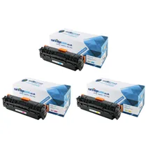 Compatible HP 312A 3 Colour Toner Cartridge Multipack - (CF440AM)
