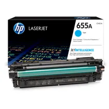 HP 655A Cyan Toner Cartridge - (CF451A)