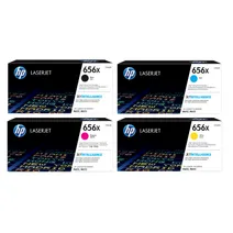 HP 656X High Capacity 4 Colour Toner Cartridge Multipack