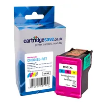 Compatible HP 301XL High Capacity Tri-Colour Ink Cartridge - (CH564EE)