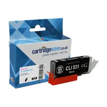 Compatible Canon CLI-531BK Black Ink Cartridge - (6118C001)