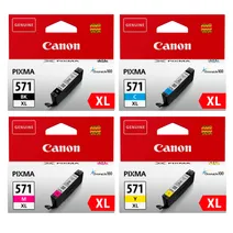 Canon CLI-571XL High Capacity 4 Colour Ink Cartridge Multipack