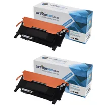 Compatible Samsung CLT-P404B Black Toner Cartridge Twin Pack (CLT-P404B/ELS)