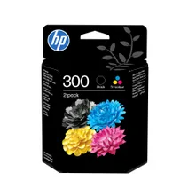 HP 300 Black & Tri-Colour Ink Cartridge Multipack (CN637EE)