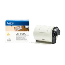 Brother DK-11247 180 x Black On White 103mm x 164mm Permanent Adhesive Large Shipping Labels