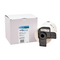 Compatible Brother DK-11247 180 x Black On White 103mm x 164mm Permanent Adhesive Label Tape