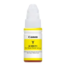 Canon GI-490Y Yellow Ink Bottle - (0666C001)