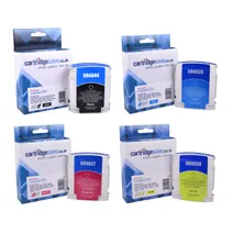 Compatible HP 10 / HP 11 4 Colour Ink Cartridge Multipack