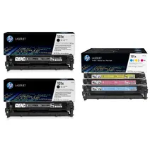 HP 131X / HP 131A 5 Colour Toner Cartridge Multipack - (CF210XD & U0SL1AM)