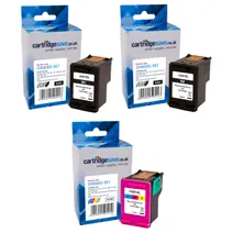 Compatible HP 301XL High Capacity 2 x Black & 1 x Tri-Colour Ink Multipack