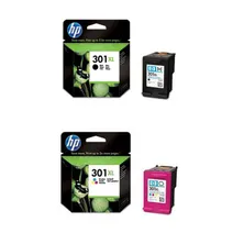 HP 301XL High Capacity Black & Tri-Colour Ink Cartridge Multipack