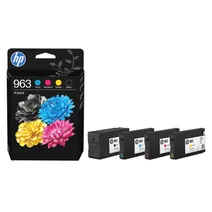 HP 963 4 Colour Ink Cartridge Multipack (6ZC70AE)