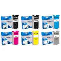 Compatible HP 72 High Capacity 6 Colour Ink Cartridge Multipack