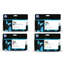 HP 745 4 Colour Ink Cartridge Multipack