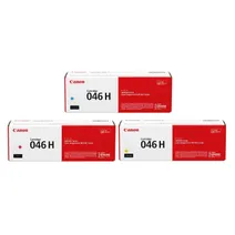 Canon 046H High Capacity 3 Colour Toner Cartridge Multipack