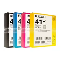 Ricoh GC41 Standard Capacity 4 Colour Gel Ink Cartridge Multipack