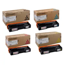 Ricoh 40754 4 Colour Toner Cartridge Multipack