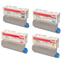 Oki 4338190 4 Colour Toner Cartridge Multipack