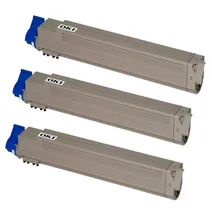 OKI 438371 3 Colour Toner Cartridge Multipack