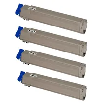 OKI 438371 4 Colour Toner Cartridge Multipack