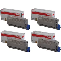 Oki 4539620 High Capacity 4 Colour Toner Cartridge Multipack
