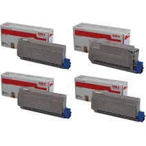 Oki 4539630 4 Colour Toner Cartridge Multipack