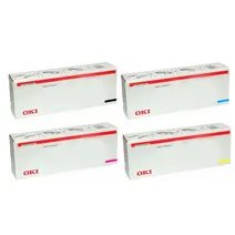 OKI 4553641 4 Colour Toner Cartridge Multipack