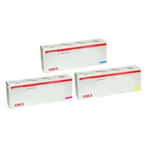 OKI 4553650 High Capacity 3 Colour Toner Cartridge Multipack