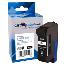 Compatible HP 45 High Capacity Black Printer Cartridge - (51645AE)
