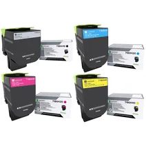 Lexmark 71B2H High Capacity 4 Colour Toner Cartridge Multipack