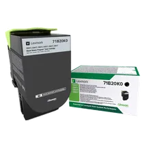 Lexmark 71B20K0 Black Return Program Toner Cartridge