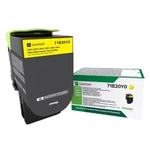 Lexmark 71B20Y0 Yellow Return Program Toner Cartridge