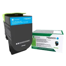 Lexmark 71B2HC0 High Capacity Cyan Return Program Toner Cartridge